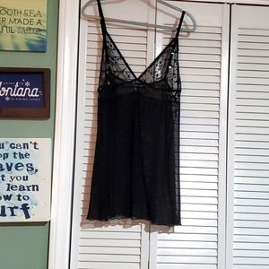 Black sequin babydoll